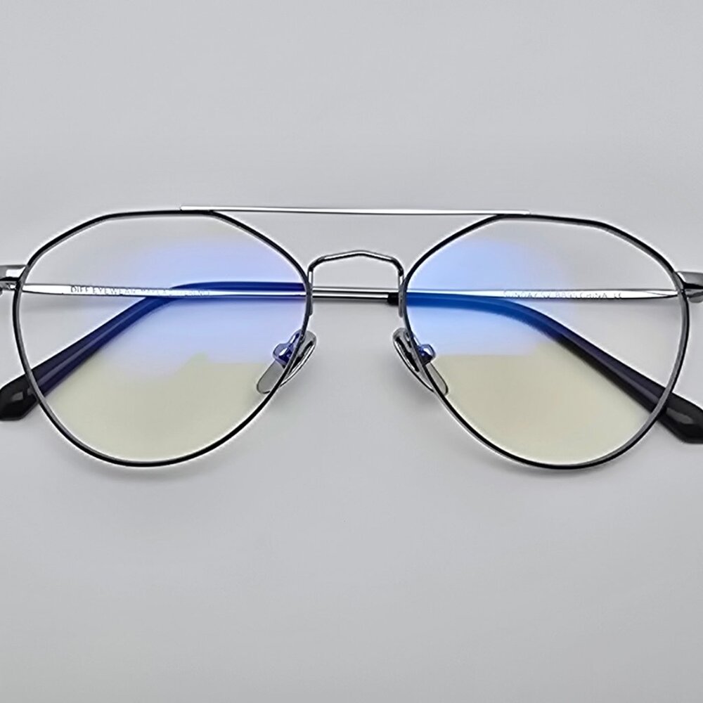 Diff Eyewear Sunday Silver Grey Frame Blue Light … - image 11